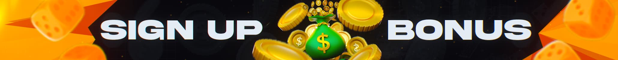 Signup bonuses banner