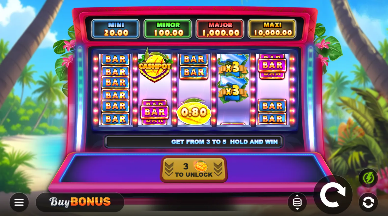 Mango Multi 7s Hold and Win