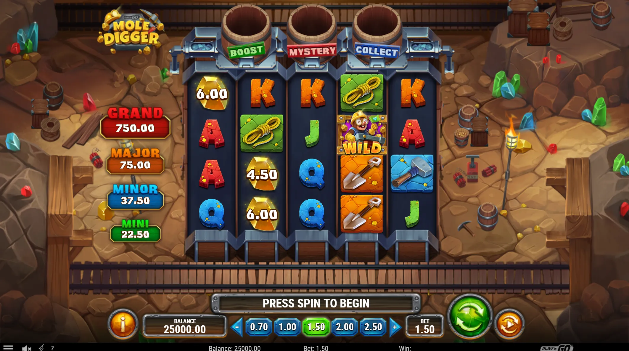 Play'n GO Mole Digger