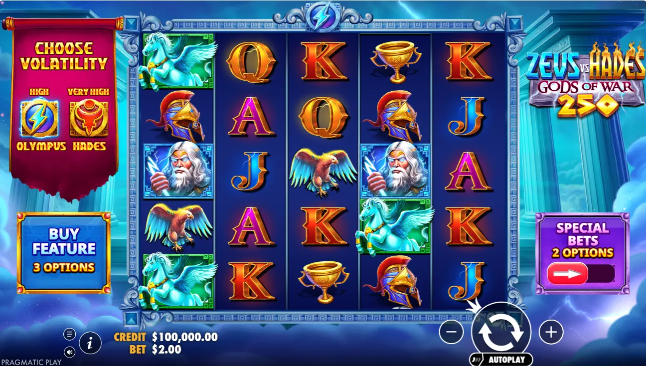 Zeus vs Hades - God of War 250