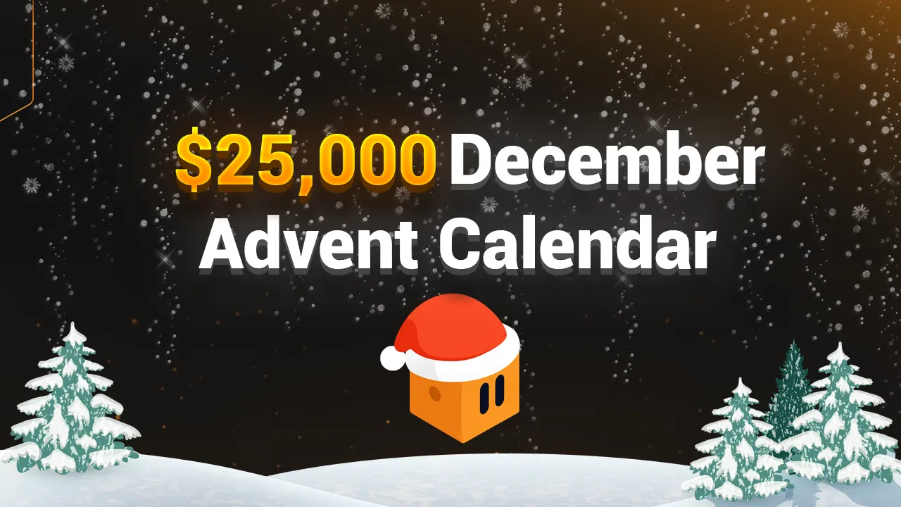 December 2025 Advent Calendar – $25,000 in Daily Giveaways