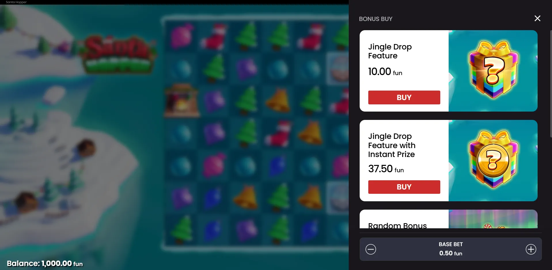 Santa Hopper Bonus