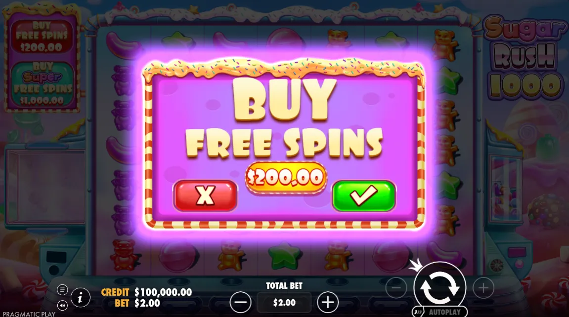 Sugar Rush 1000