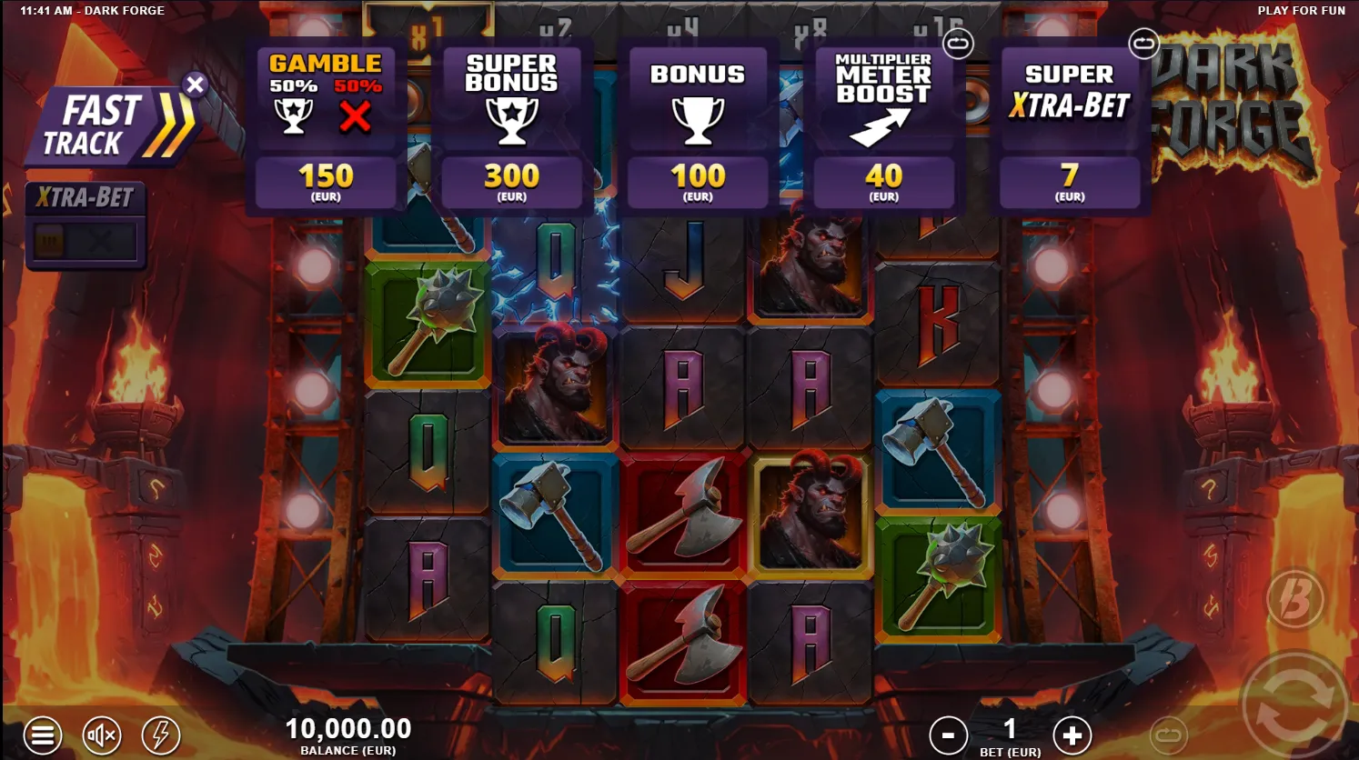 dark forge bonus