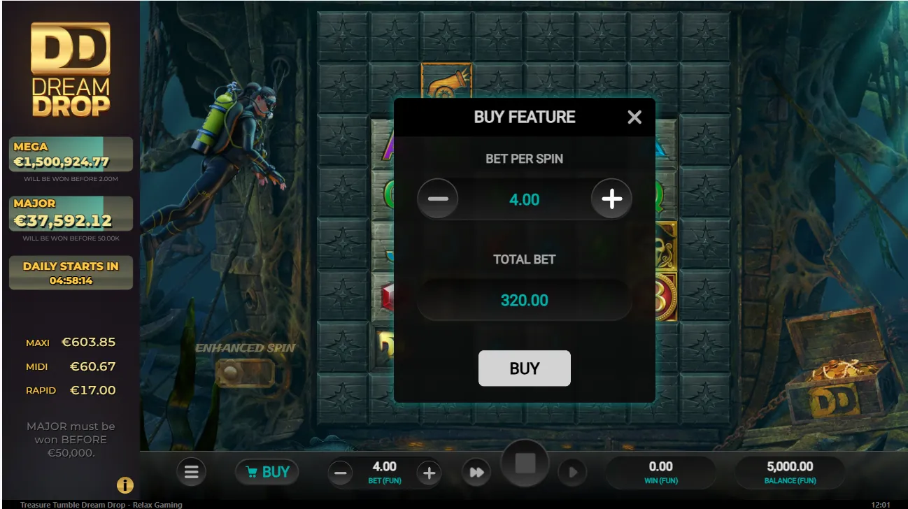 Treasure Tumble Dream Drop Bonus